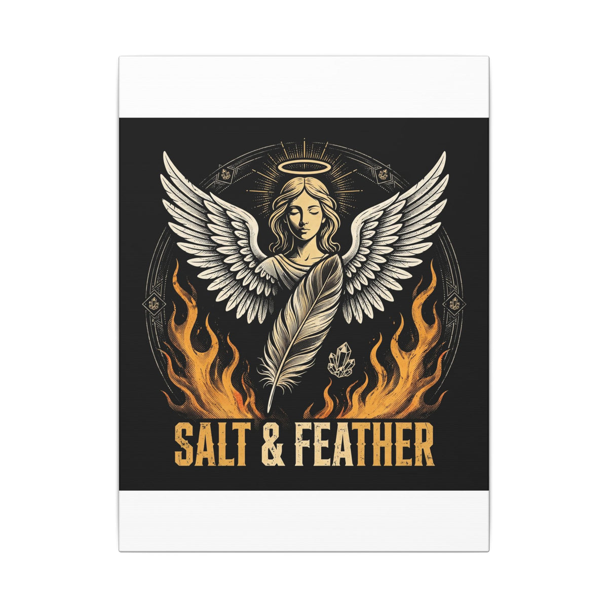 Salt & Feather - Canvas Print