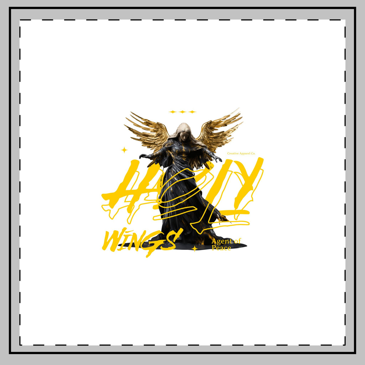 Happy Wings - Throw Pillow