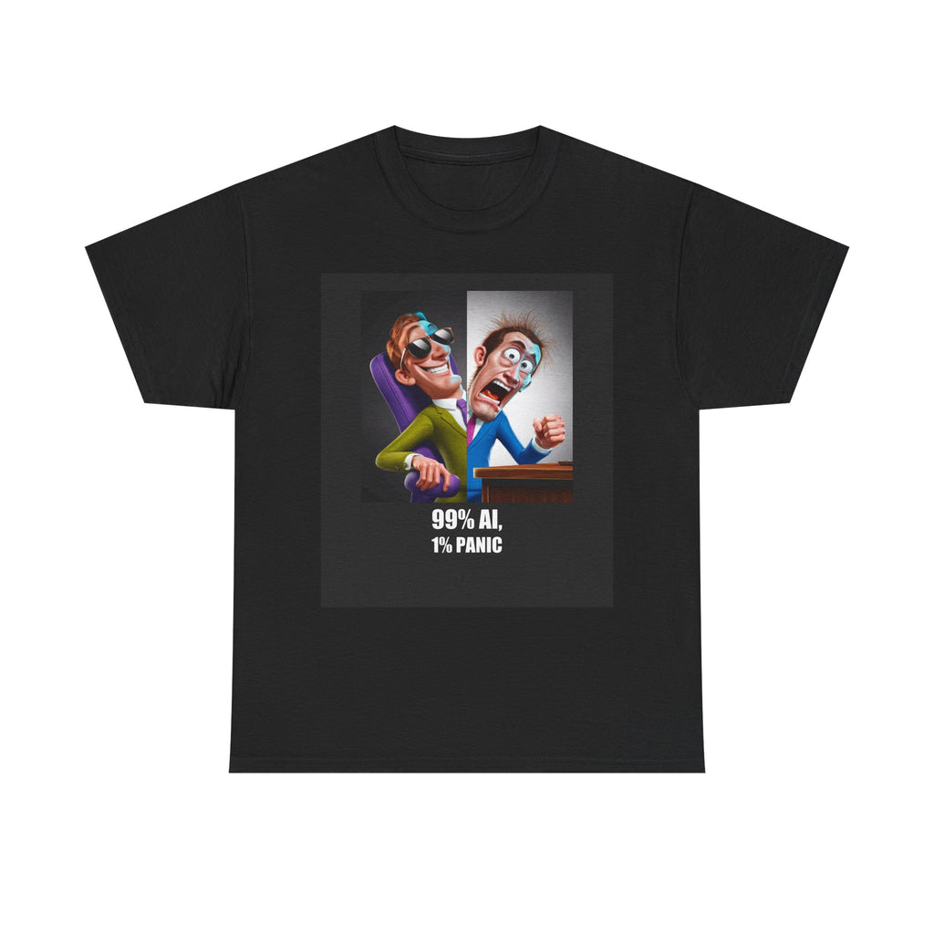 99% AI, 1% PANIC - Shirt (PixelPunch)
