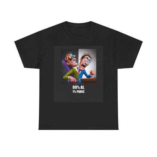99% AI, 1% PANIC - Shirt (PixelPunch)