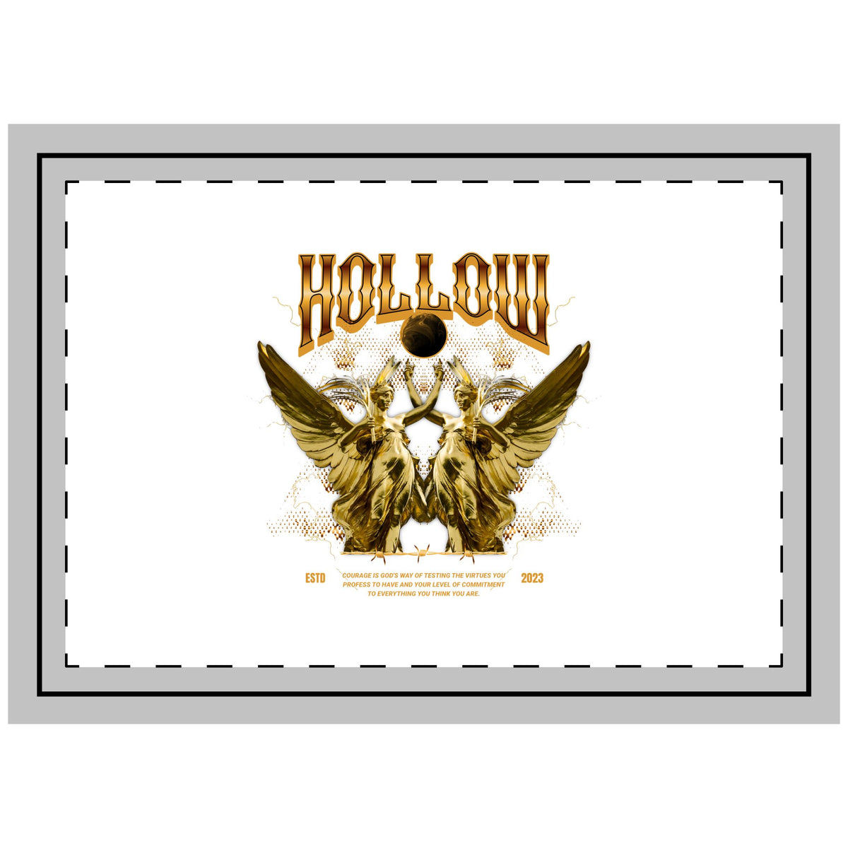 Hollow - Throw Pillow