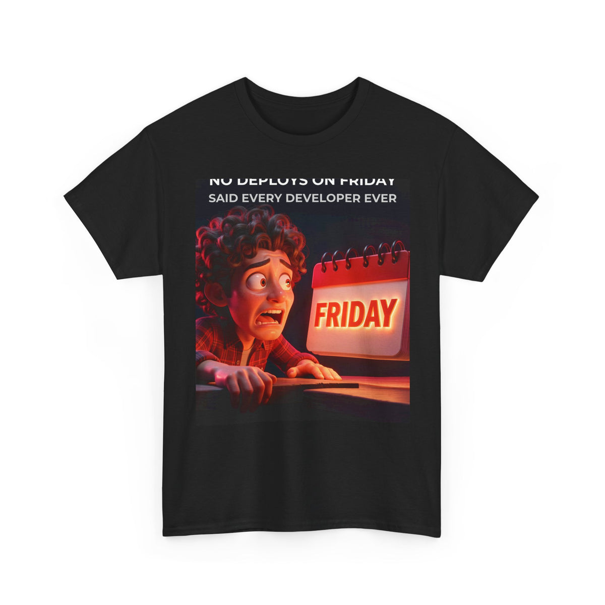 No Deploys On Friday - Shirt (PixelPunch)
