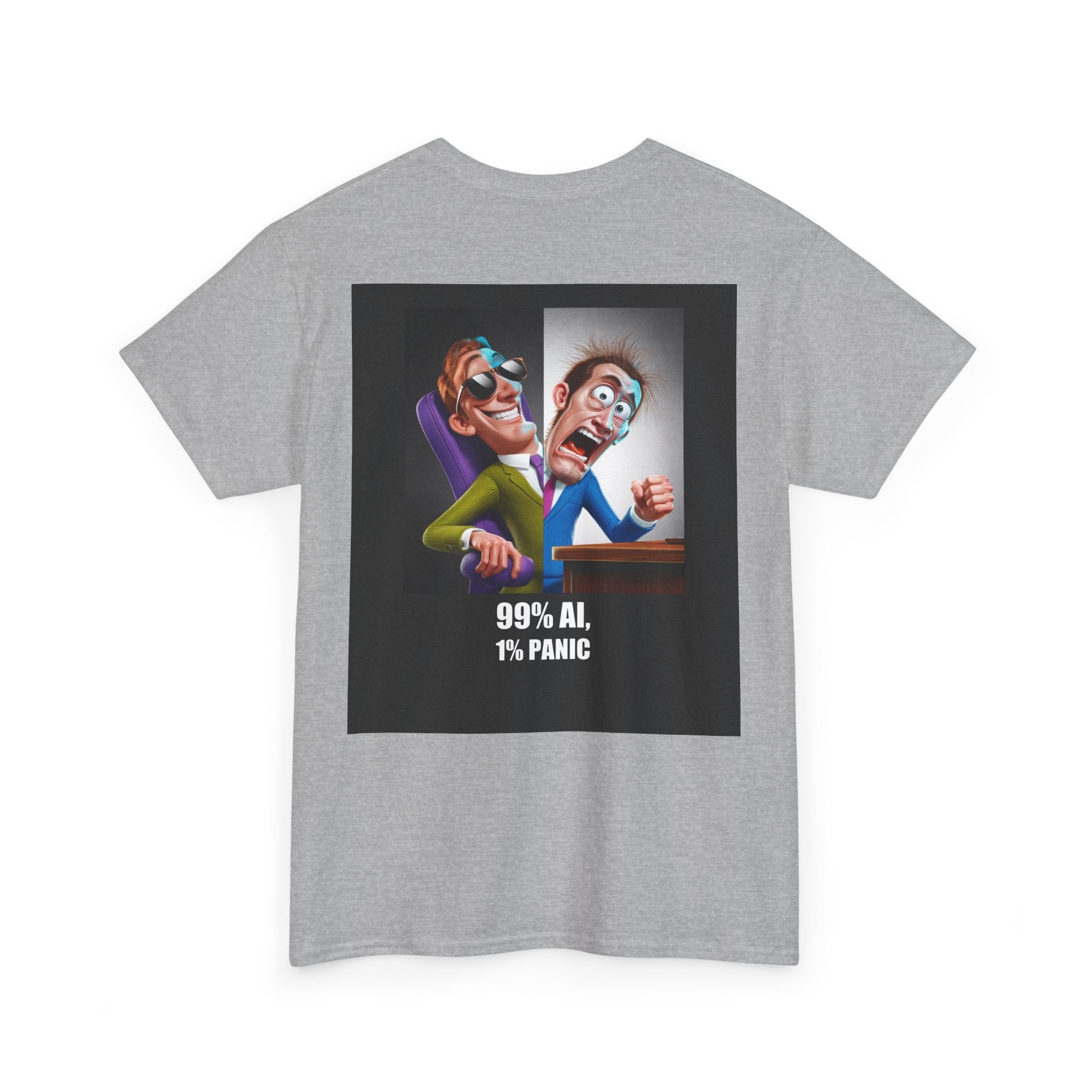 99% AI, 1% PANIC - Shirt (PixelPunch)