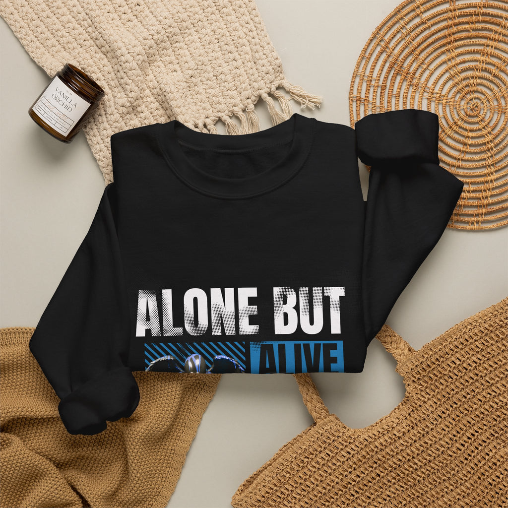 Alone But Alive - Crewneck Sweatshirt