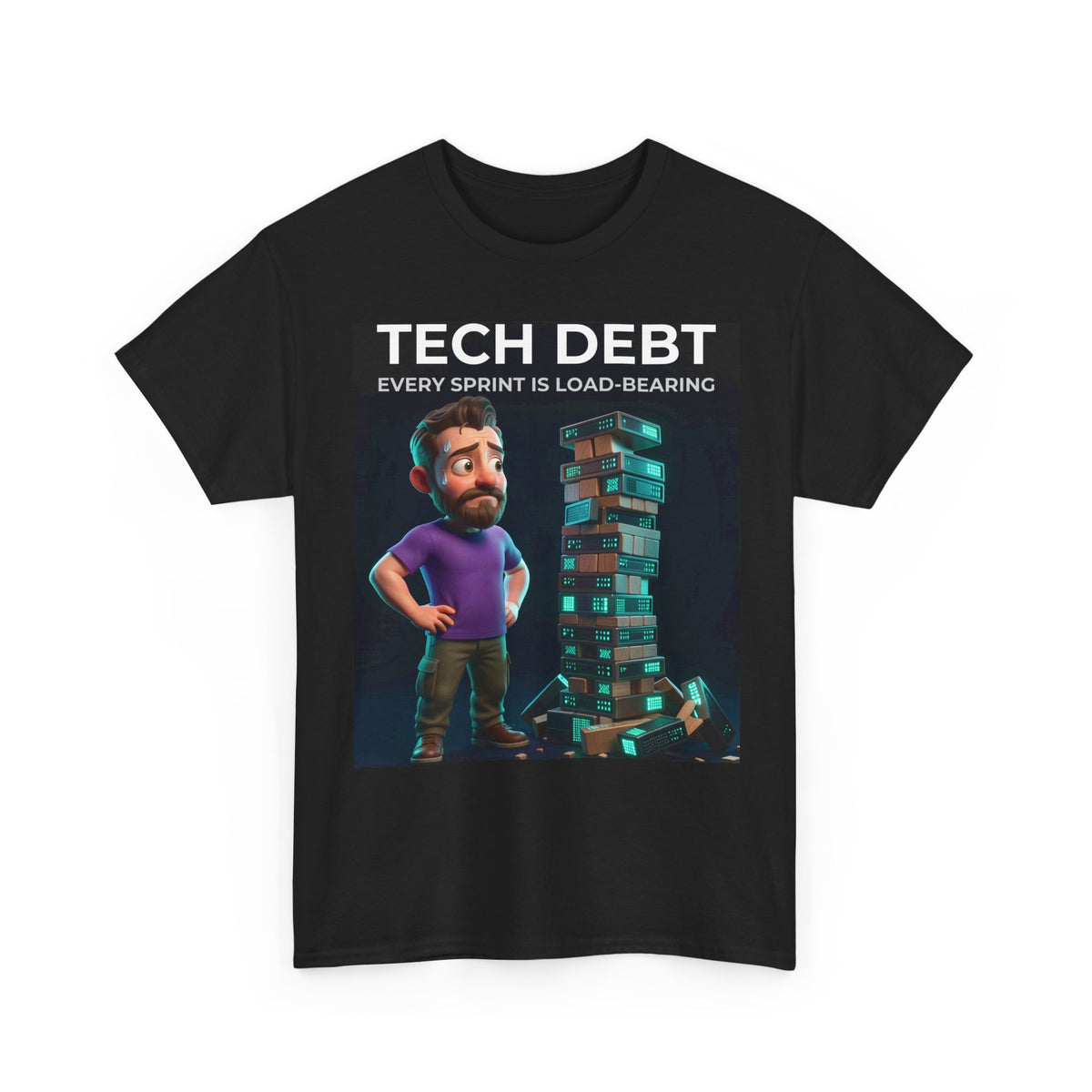 Tech Debt Jenga - Shirt (PixelPunch)