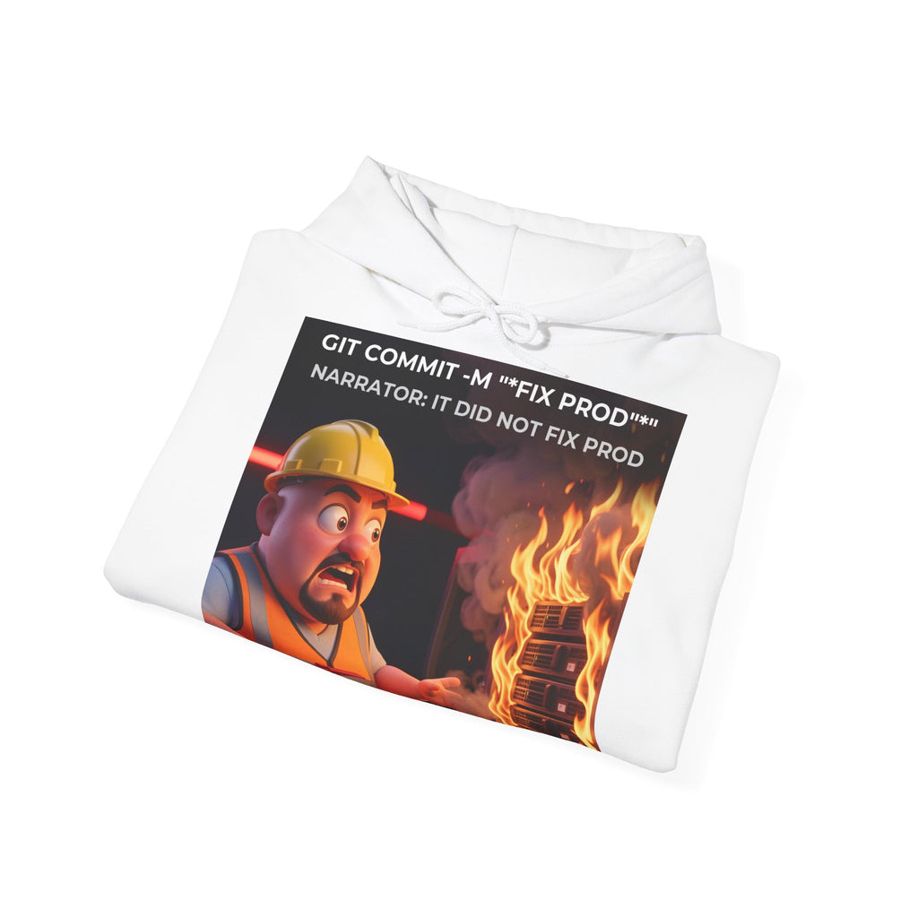 Git Commit Fix Prod - Hoodie (PixelPunch)
