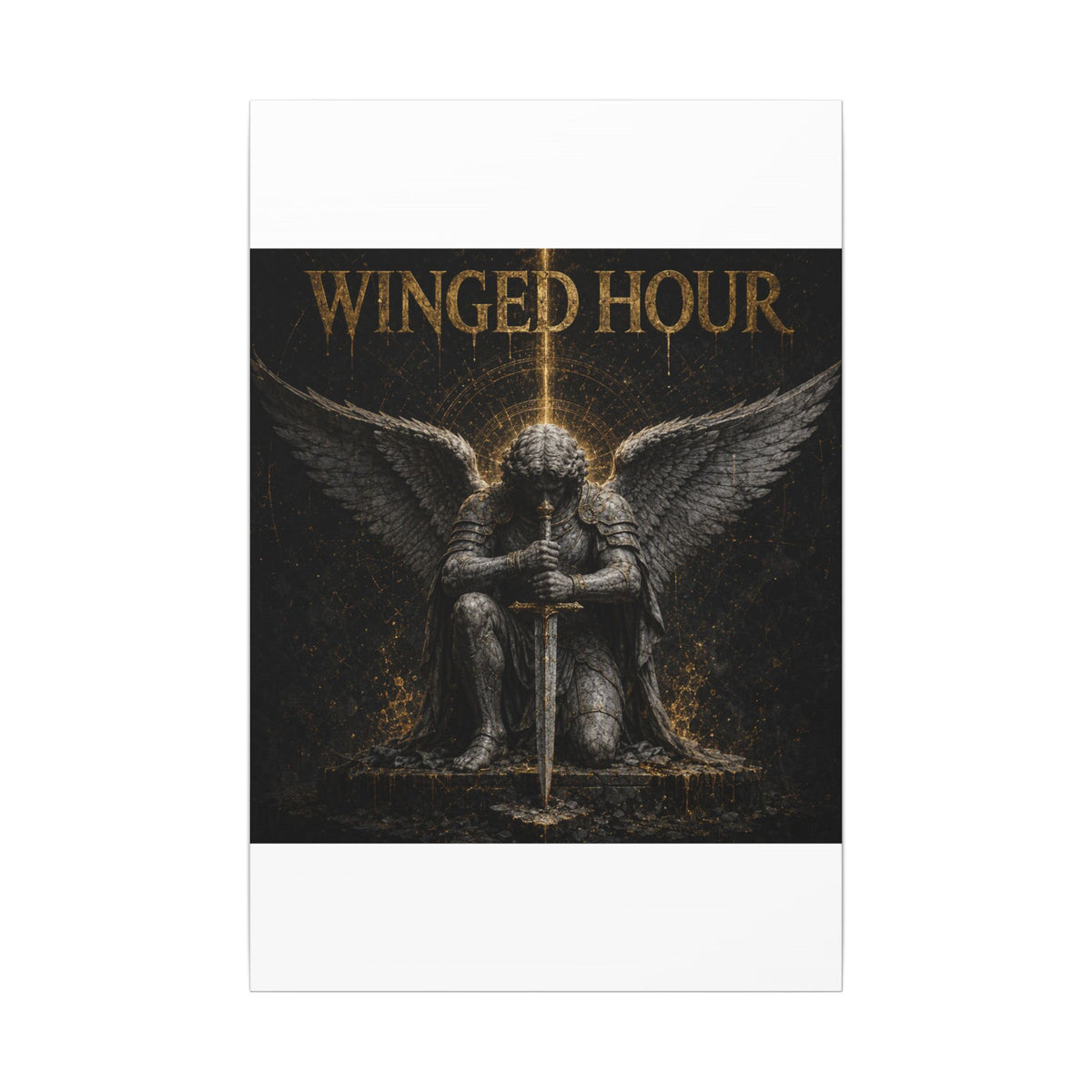 Winged Hour - Canvas Print