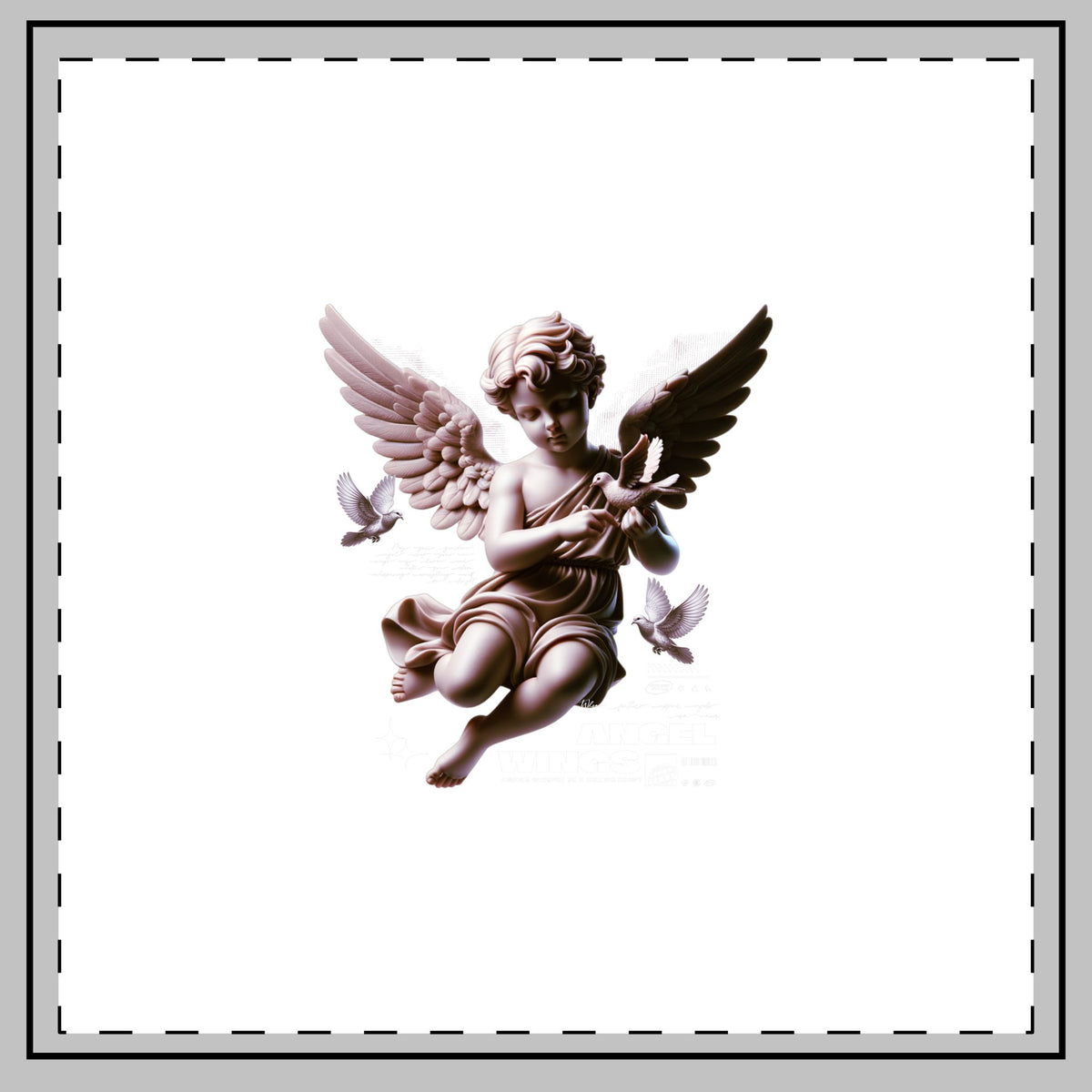 Requiem for Wings - Throw Pillow