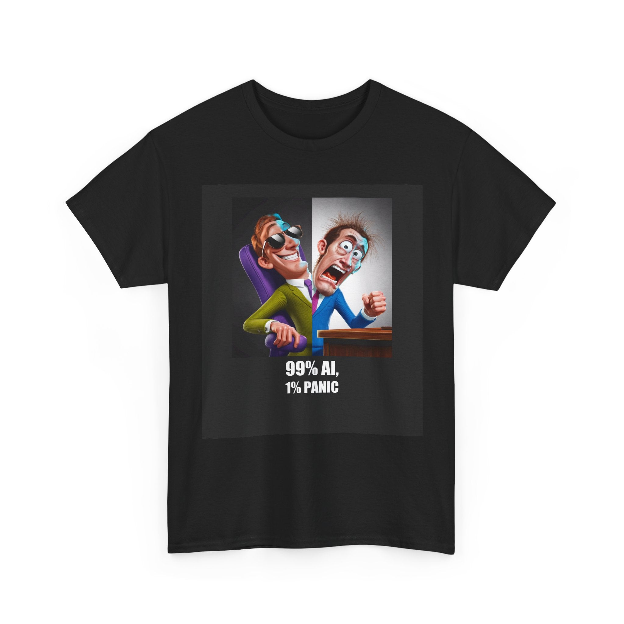 99% AI, 1% PANIC - Shirt (PixelPunch)