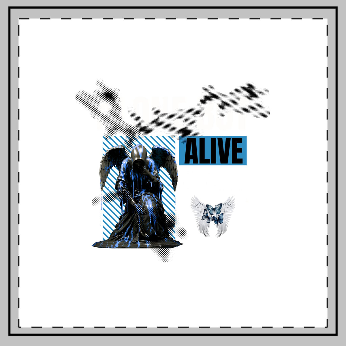 Alone But Alive - Throw Pillow