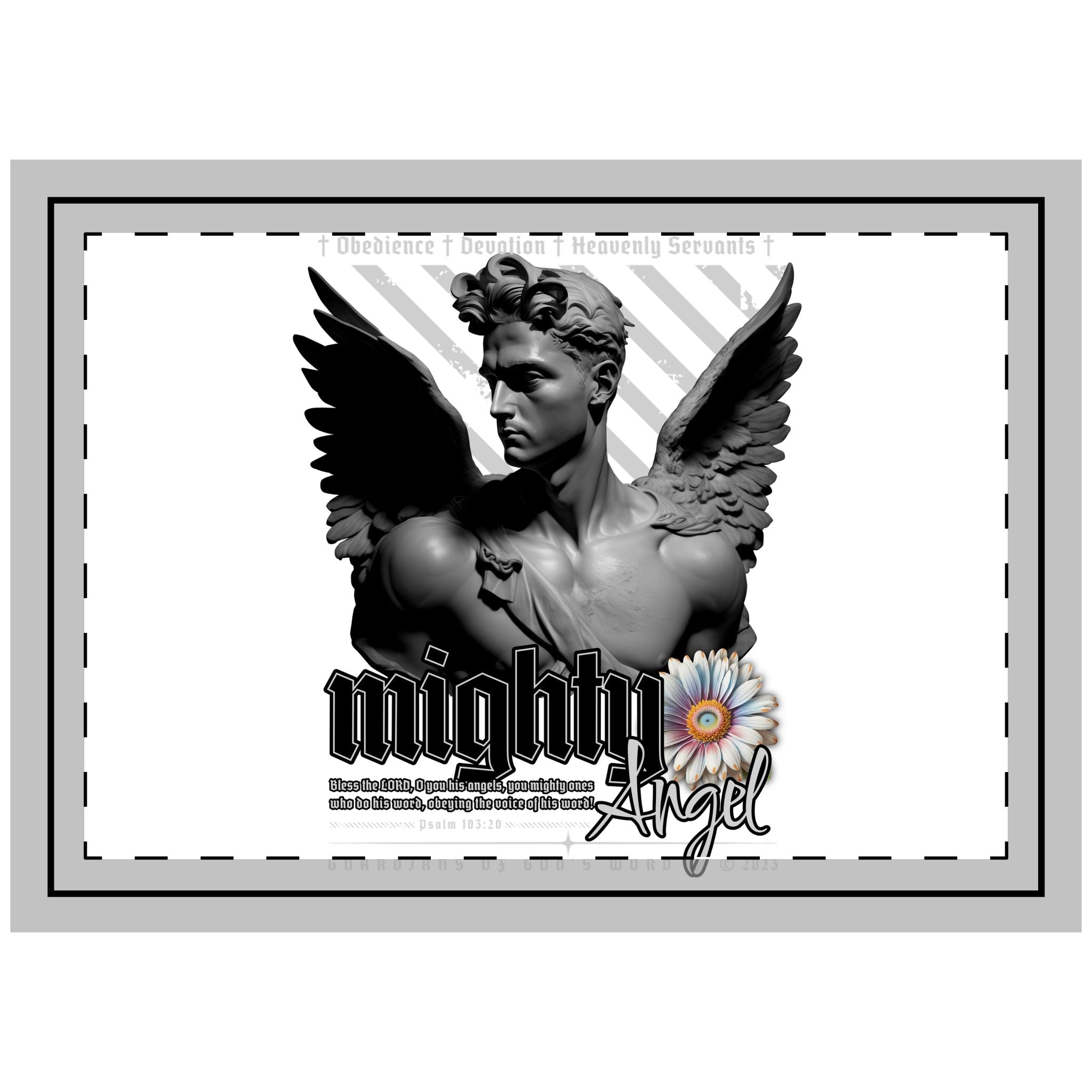 Mighty Angel - Throw Pillow