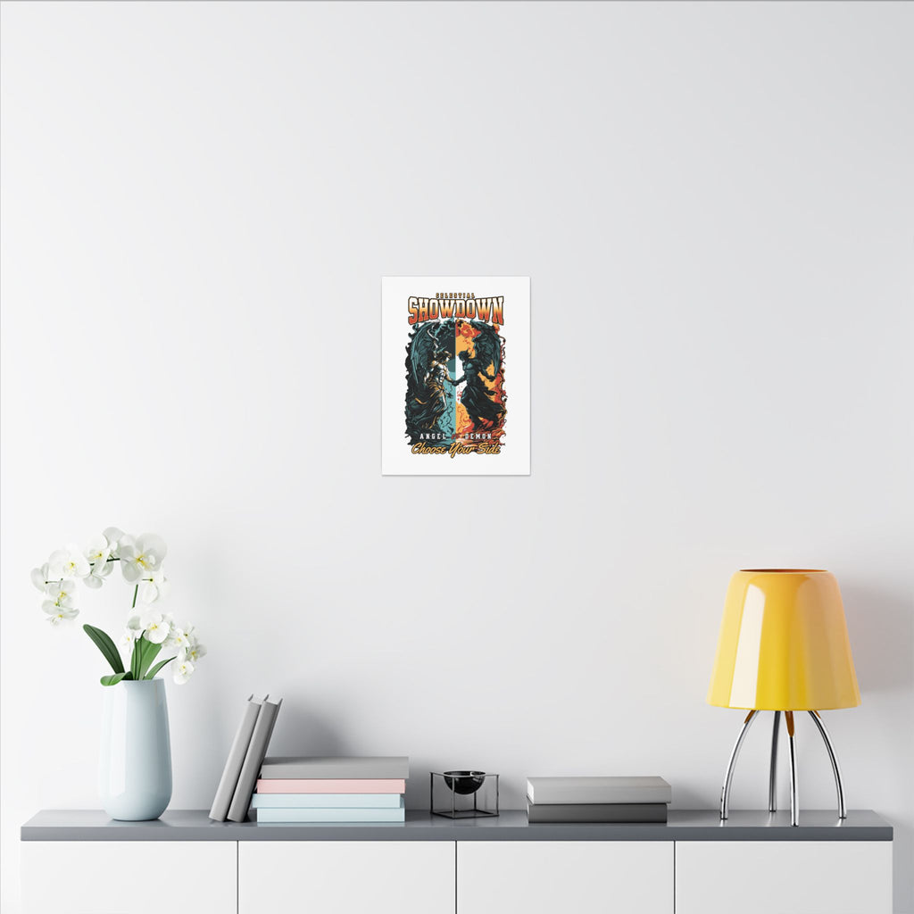 Celestial Showdown - Canvas Print