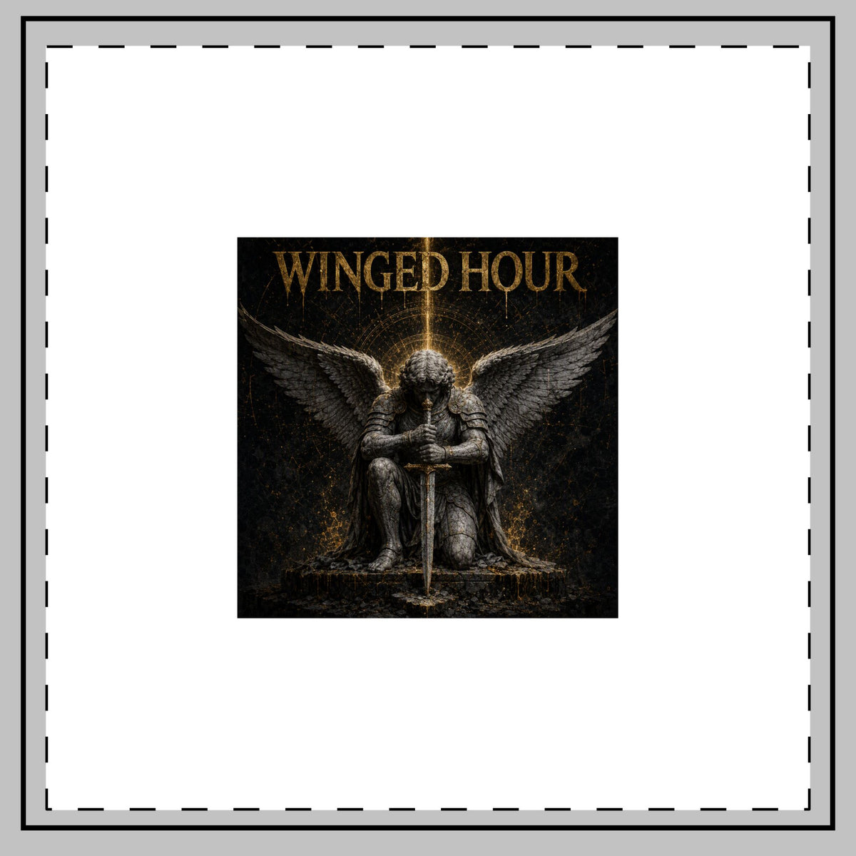 Winged Hour - Throw Pillow