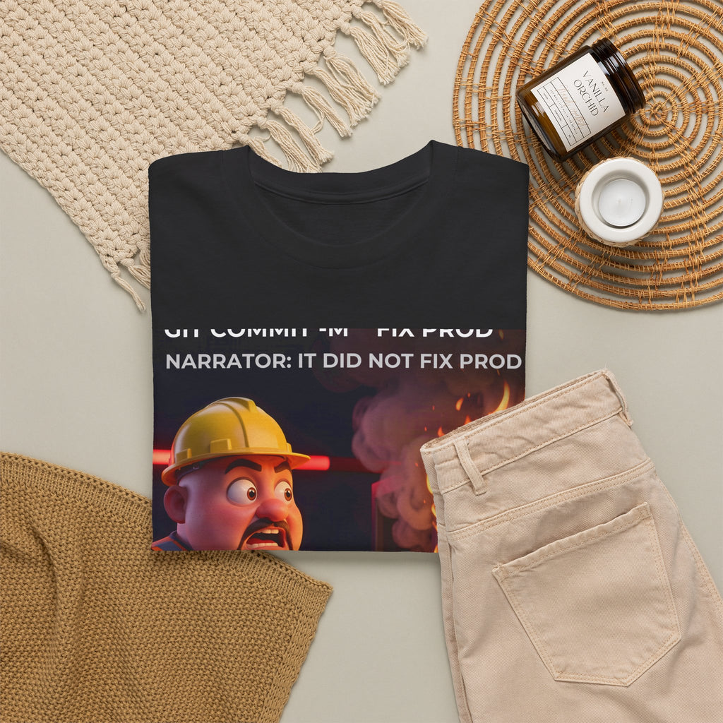Git Commit Fix Prod - Shirt (PixelPunch)
