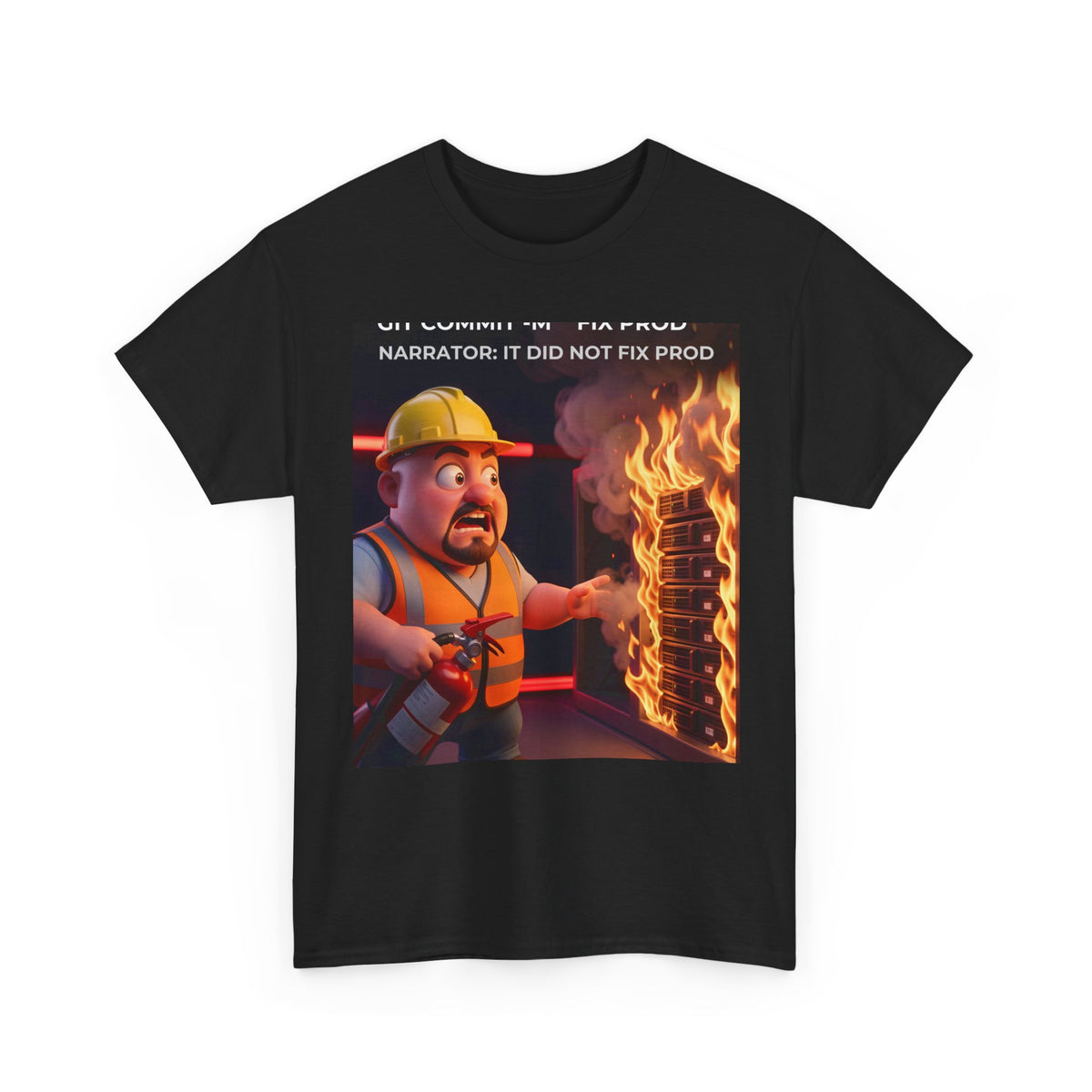 Git Commit Fix Prod - Shirt (PixelPunch)