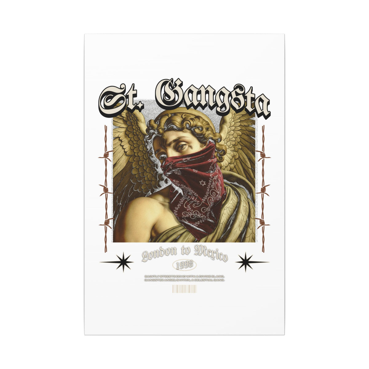 St. Gangsta - Canvas Print