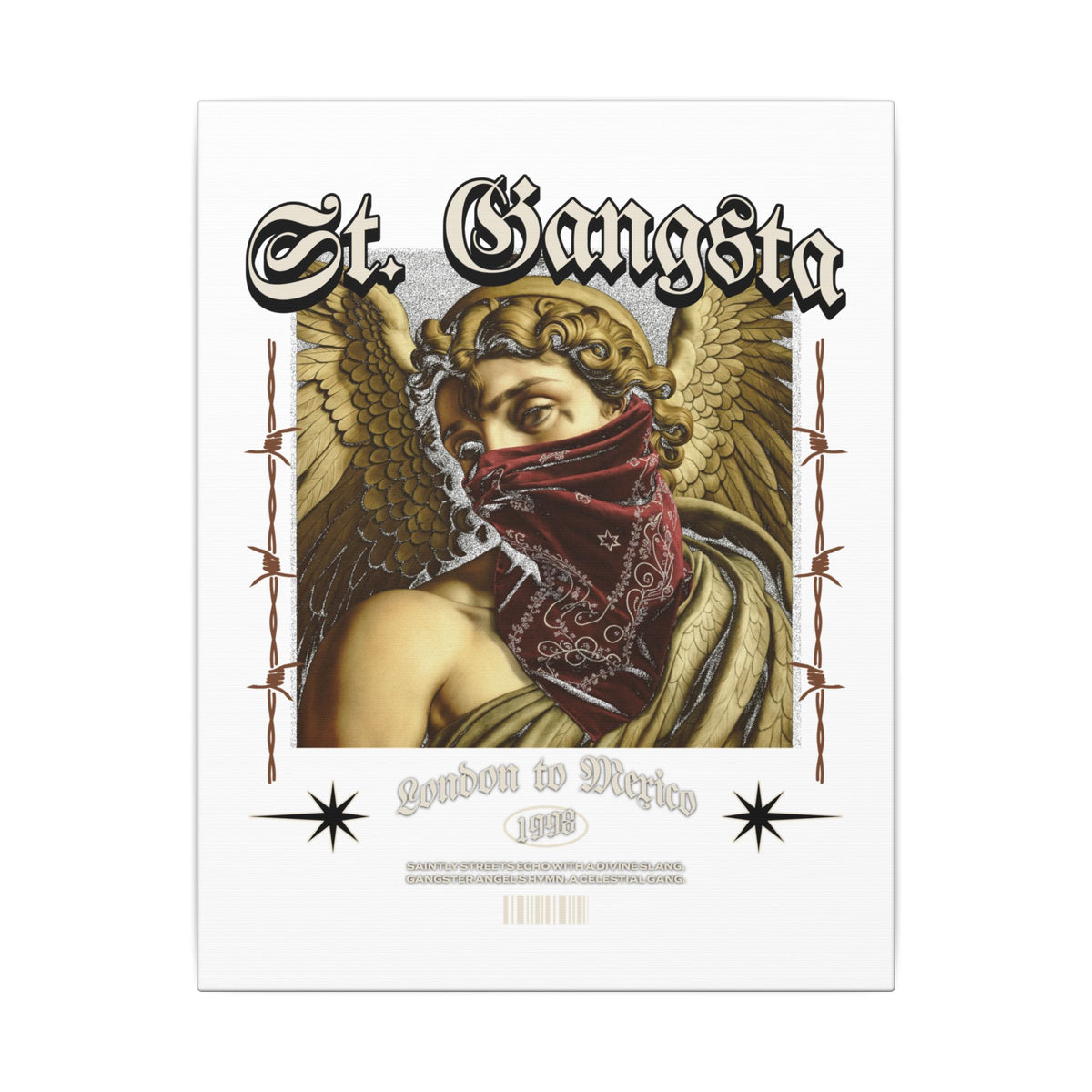 St. Gangsta - Canvas Print