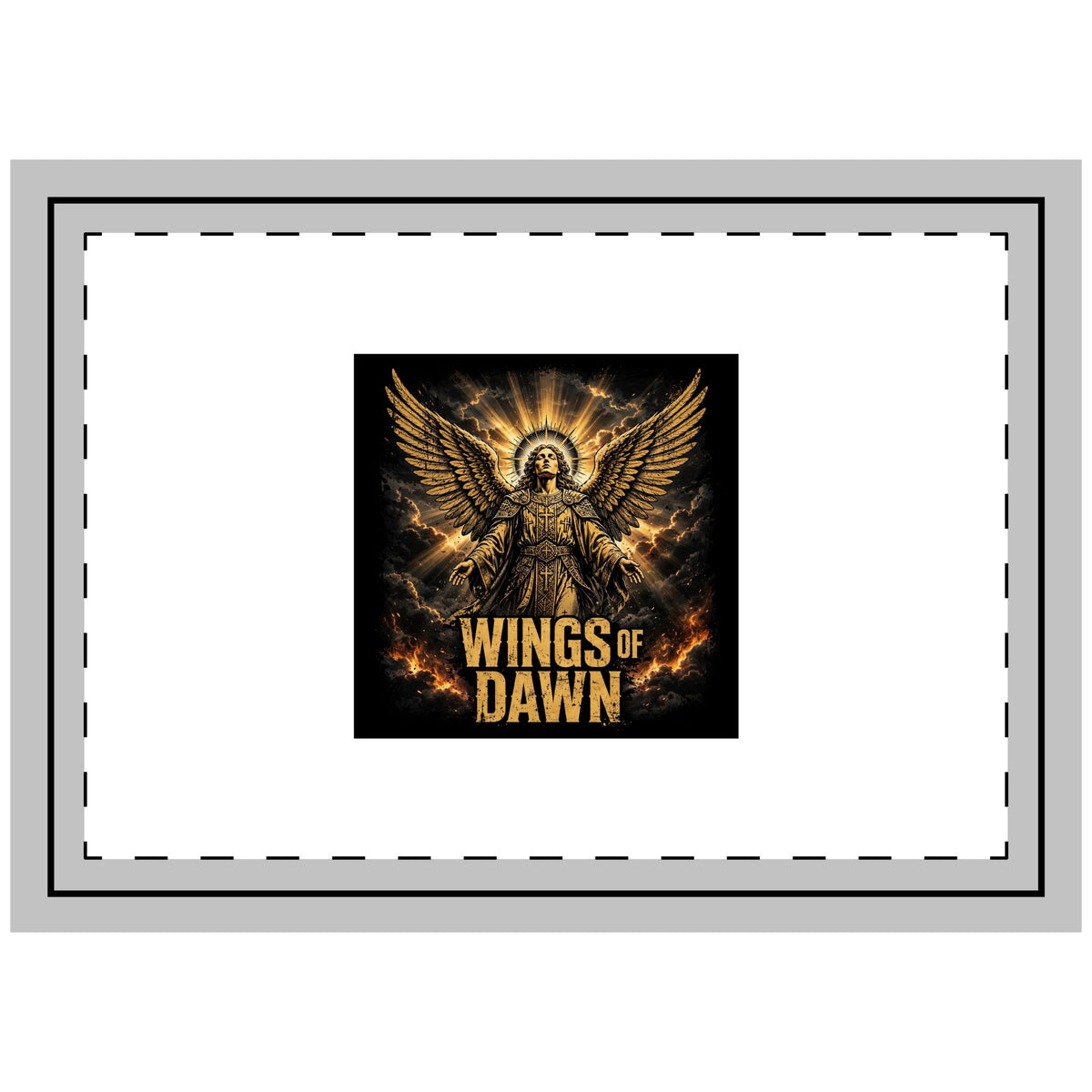 Wings of Dawn - Throw Pillow