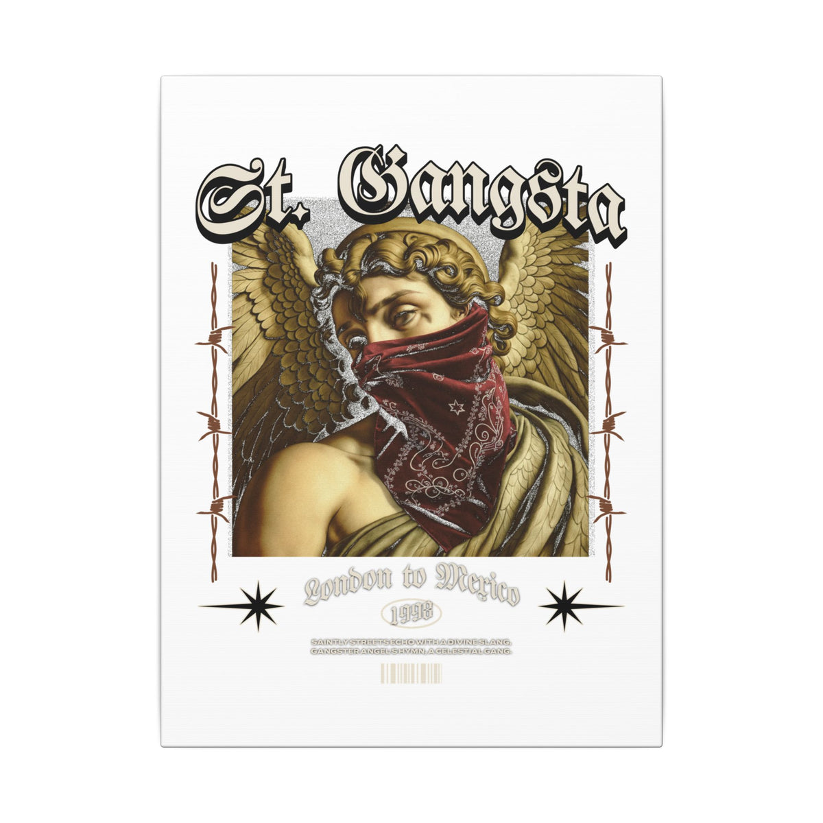 St. Gangsta - Canvas Print