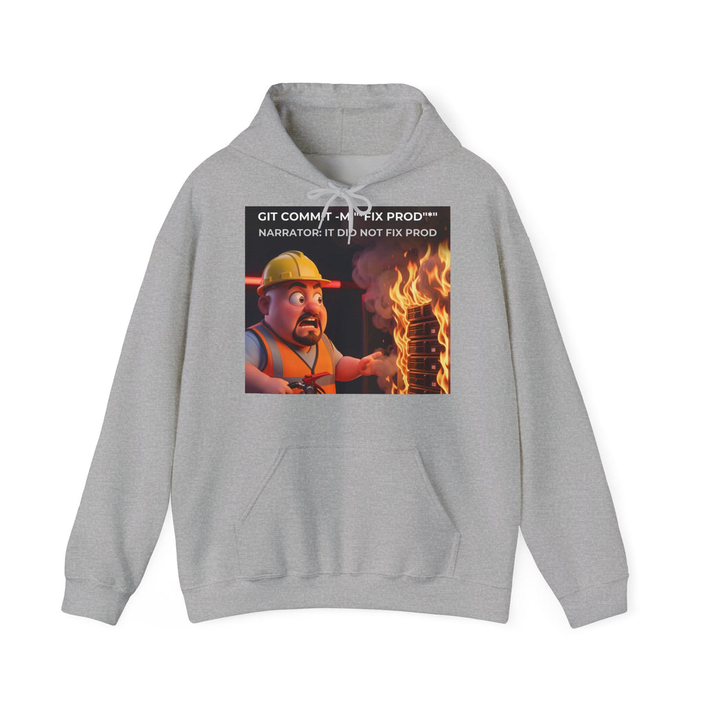 Git Commit Fix Prod - Hoodie (PixelPunch)