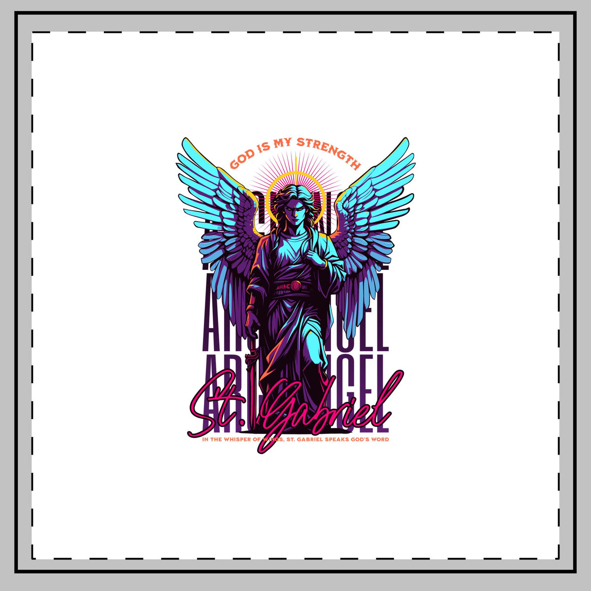 St. Gabriel - Throw Pillow