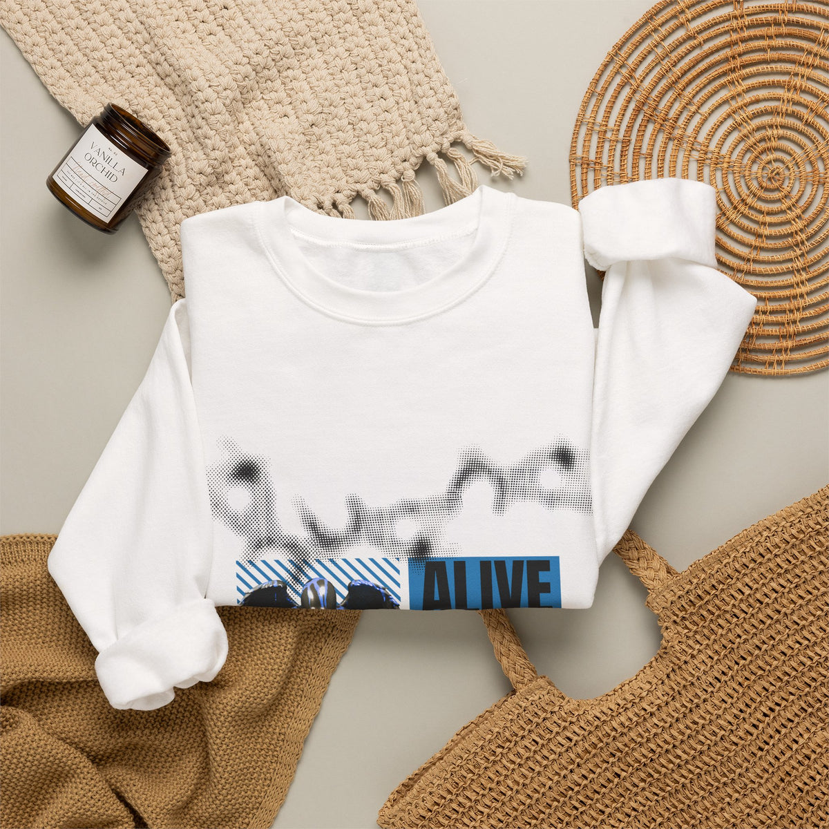 Alone But Alive - Crewneck Sweatshirt