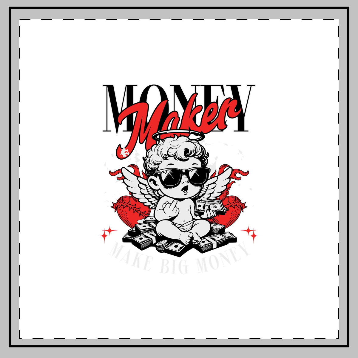 Money Maker - Throw Pillow
