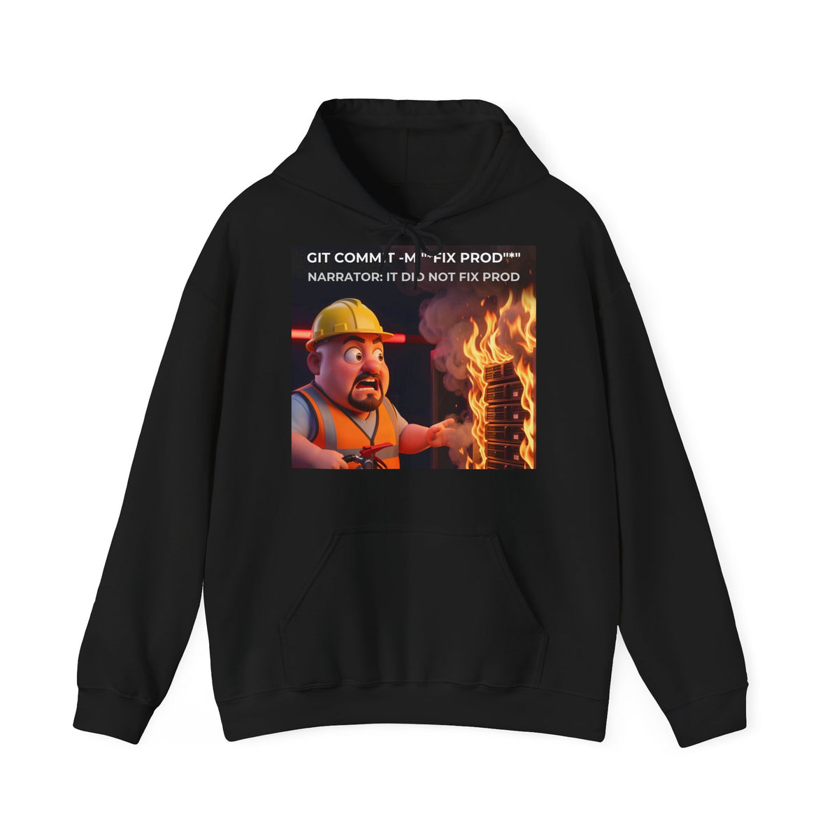 Git Commit Fix Prod - Hoodie (PixelPunch)