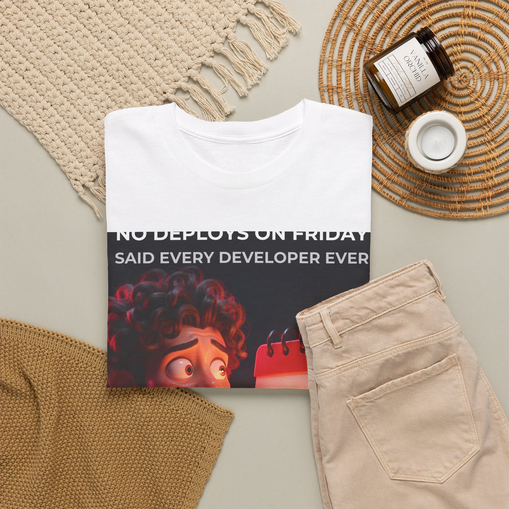 No Deploys On Friday - Shirt (PixelPunch)