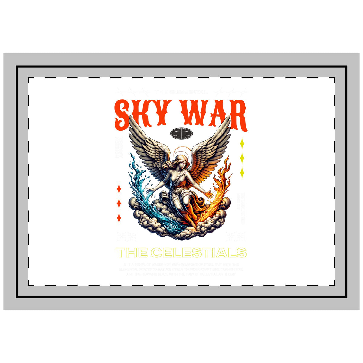 Sky War - Throw Pillow