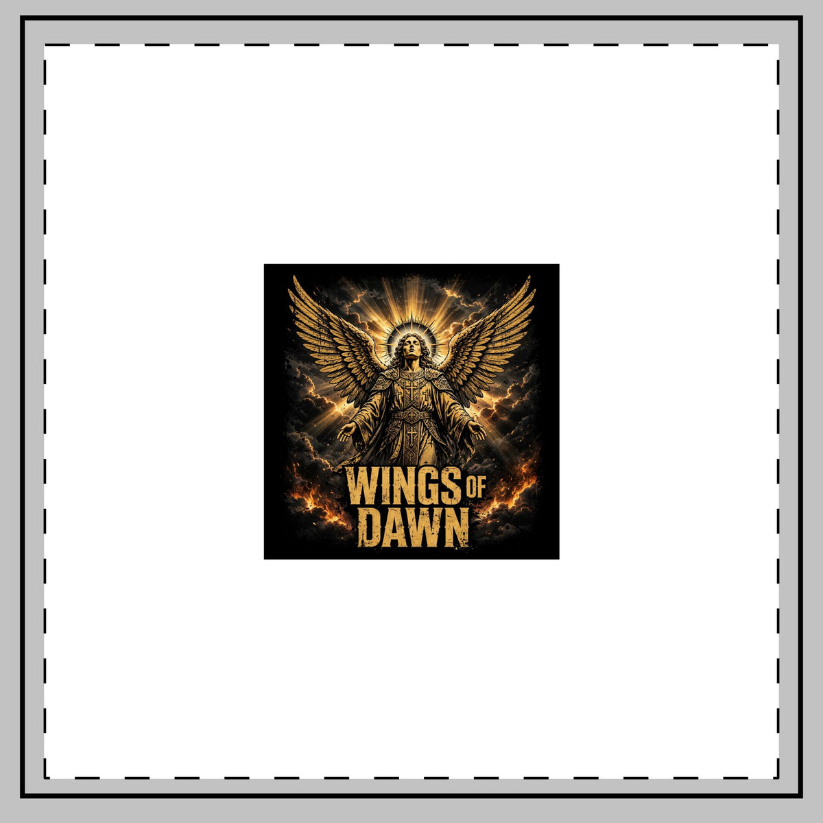 Wings of Dawn - Throw Pillow