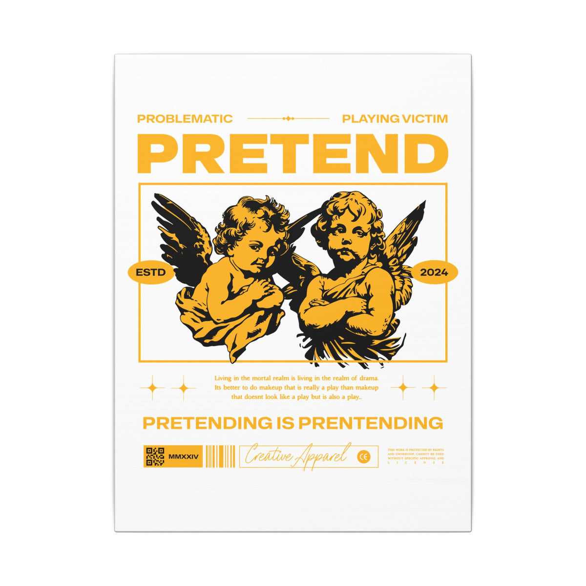 Pretend - Canvas Print