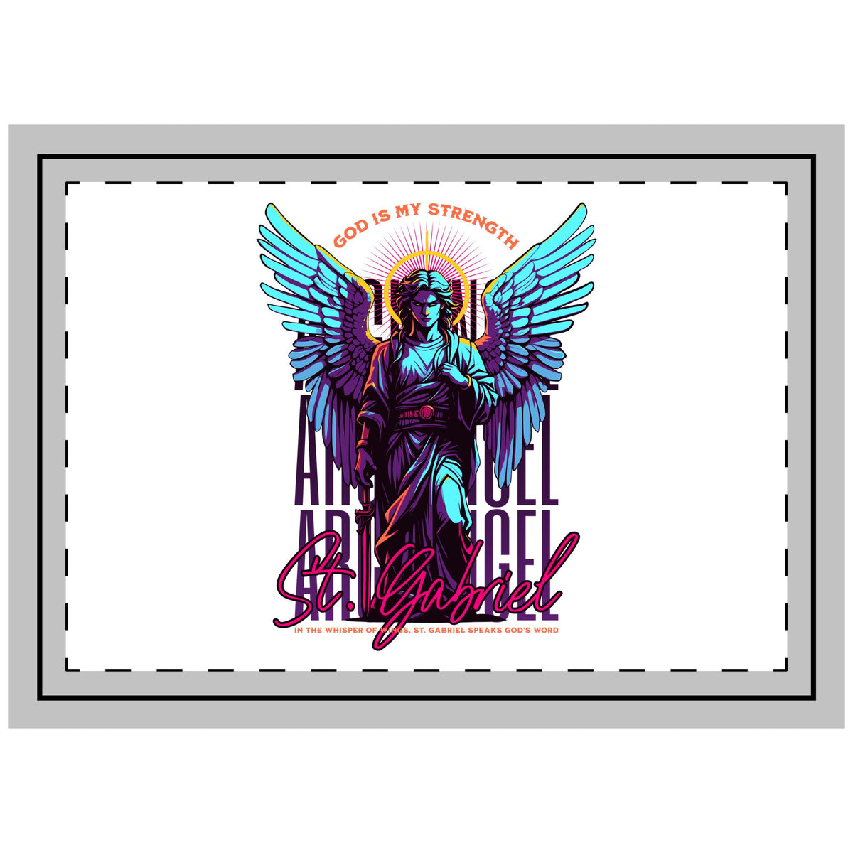St. Gabriel - Throw Pillow