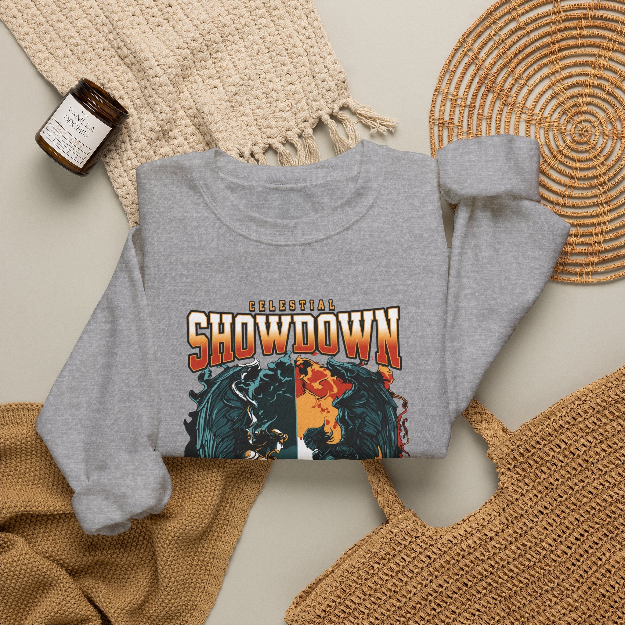 Celestial Showdown - Crewneck Sweatshirt