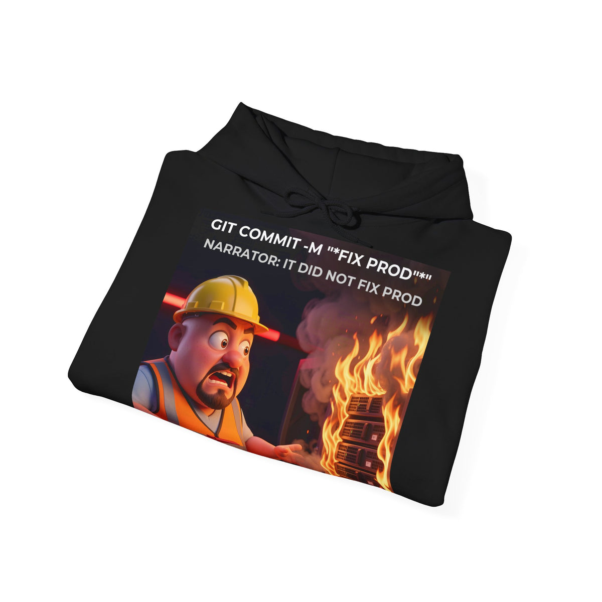 Git Commit Fix Prod - Hoodie (PixelPunch)
