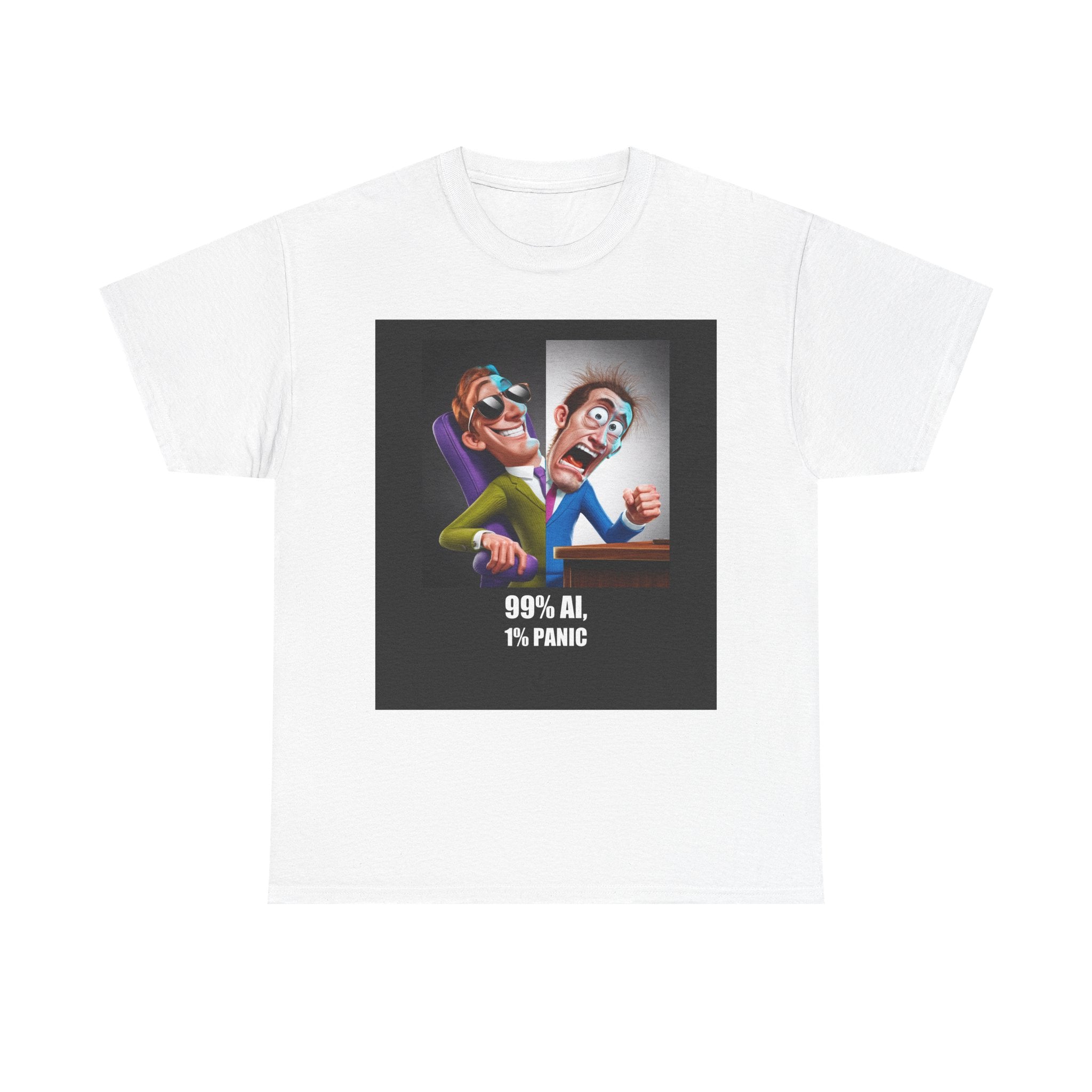 99% AI, 1% PANIC - Shirt (PixelPunch)