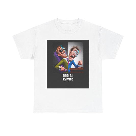 99% AI, 1% PANIC - Shirt (PixelPunch)