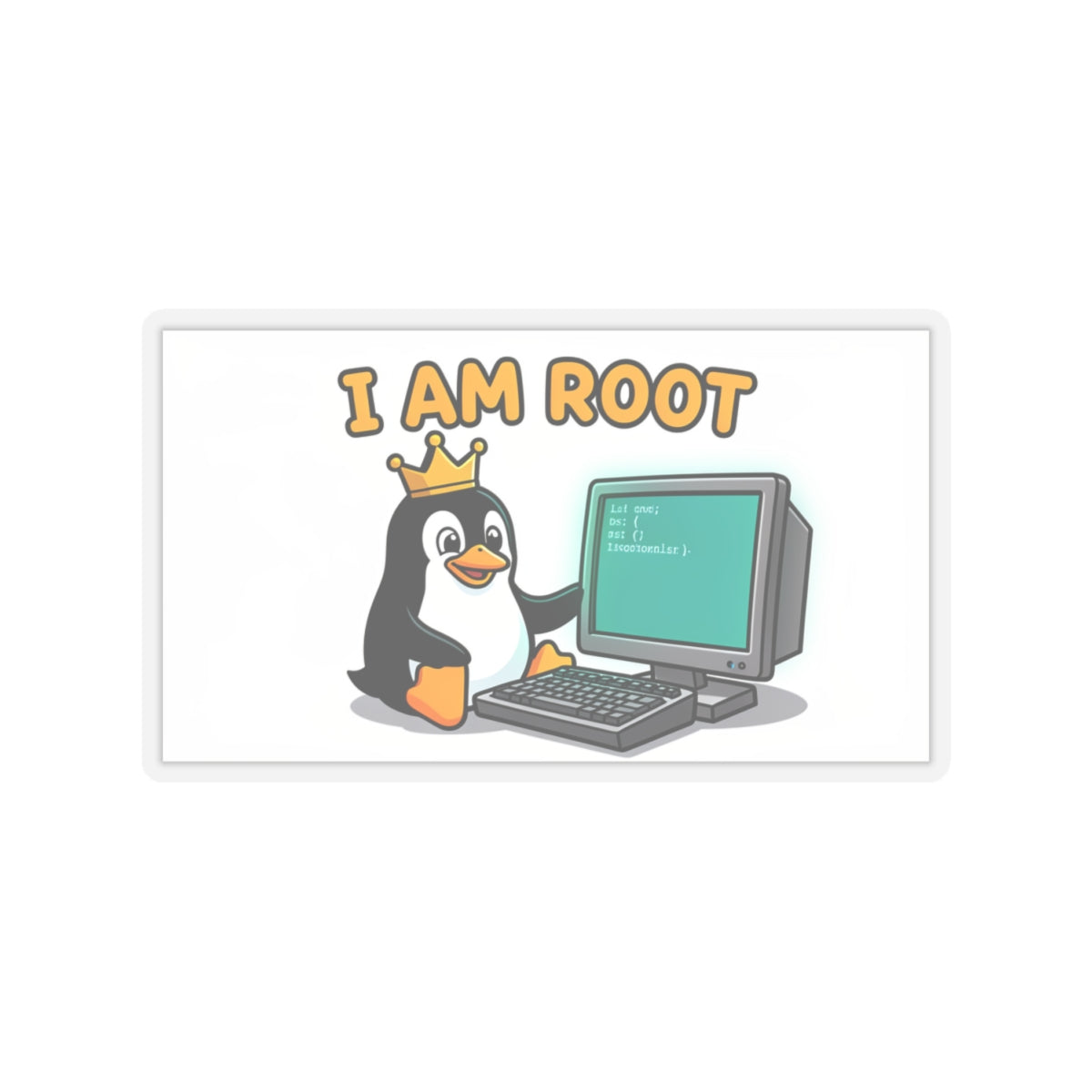 I am Root - Sticker (PixelPunch)