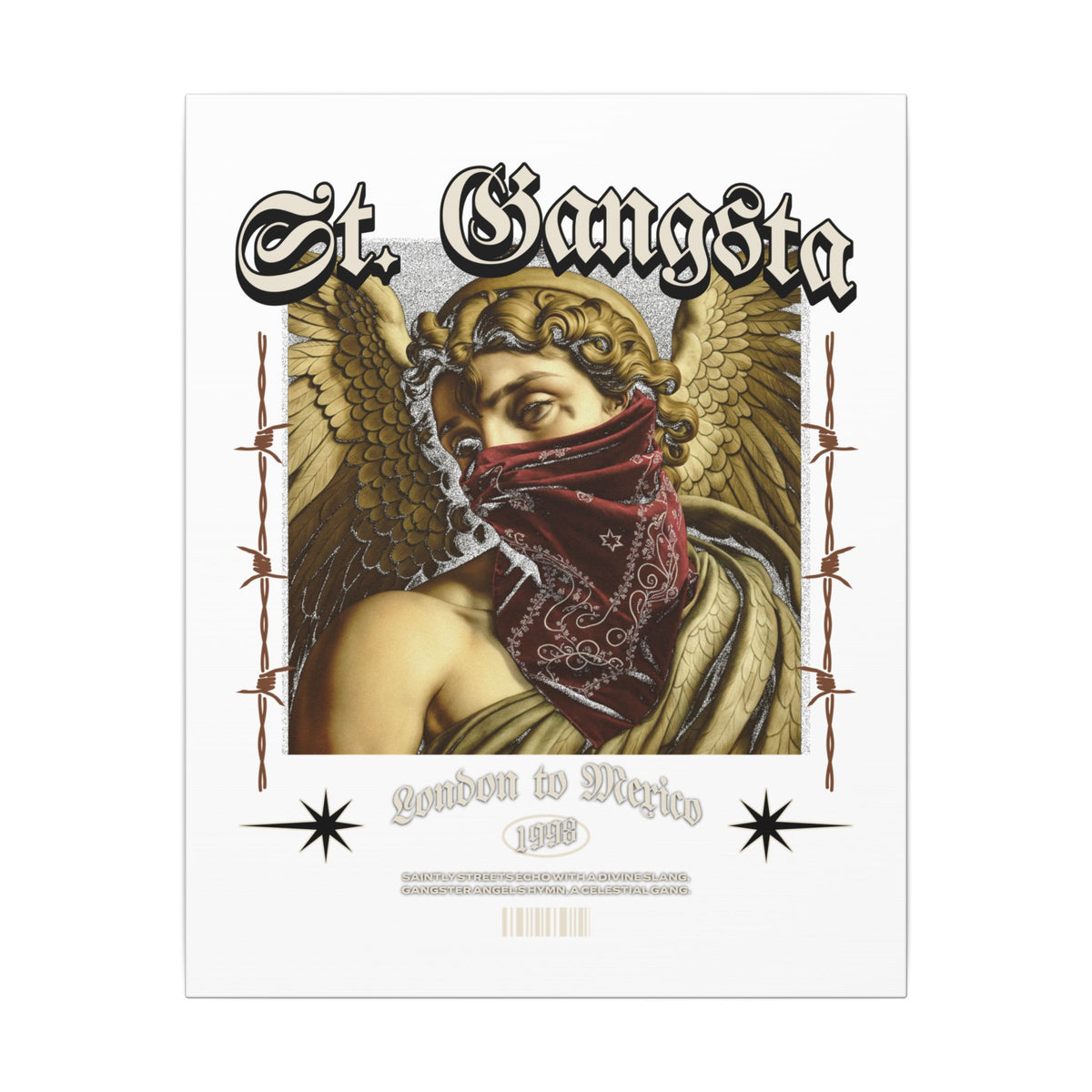 St. Gangsta - Canvas Print