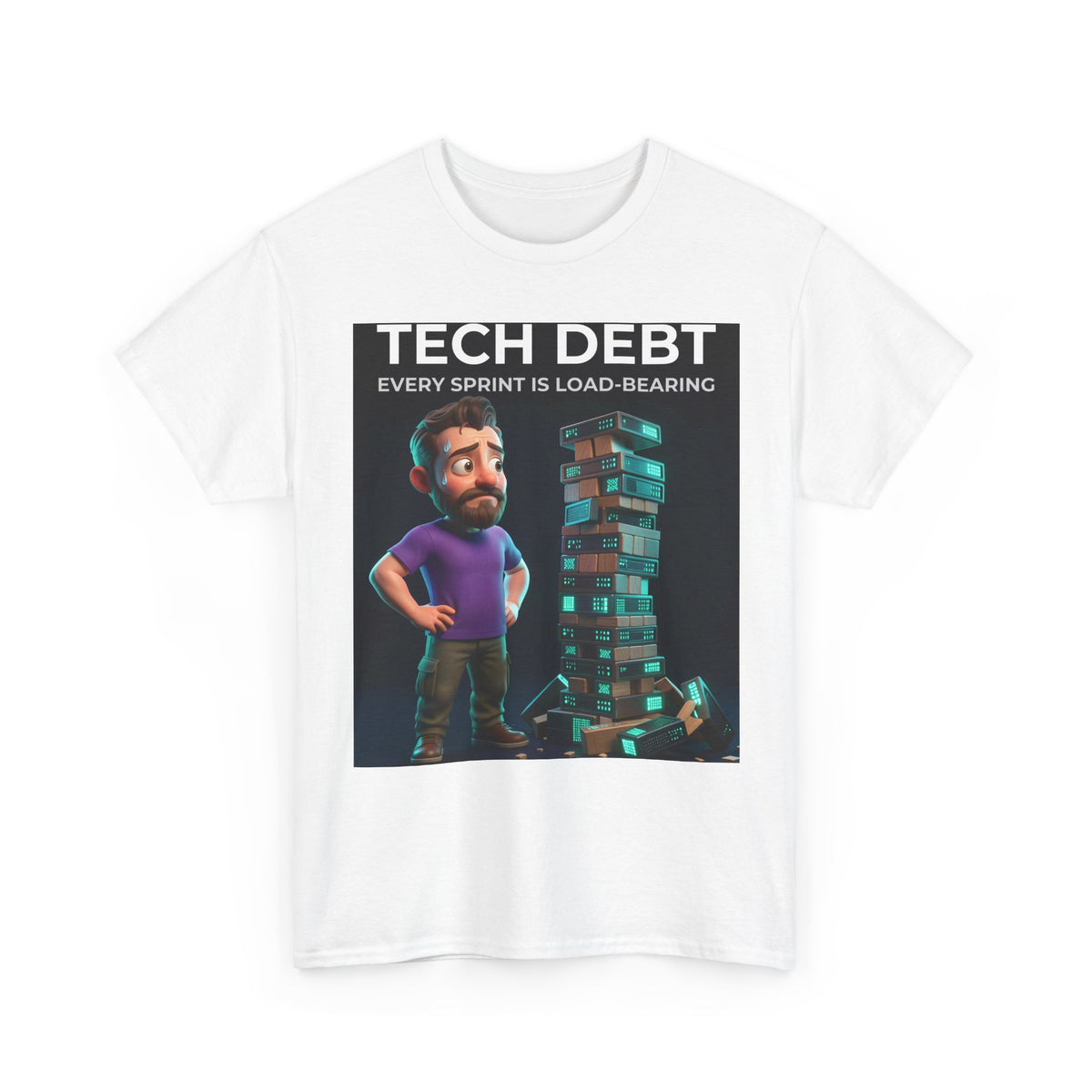 Tech Debt Jenga - Shirt (PixelPunch)