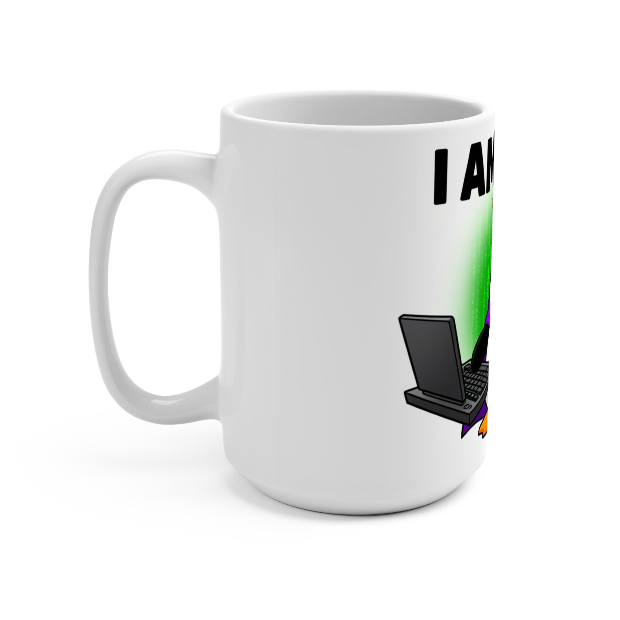 I am Root - Mug15 (PixelPunch) - Full Wrap