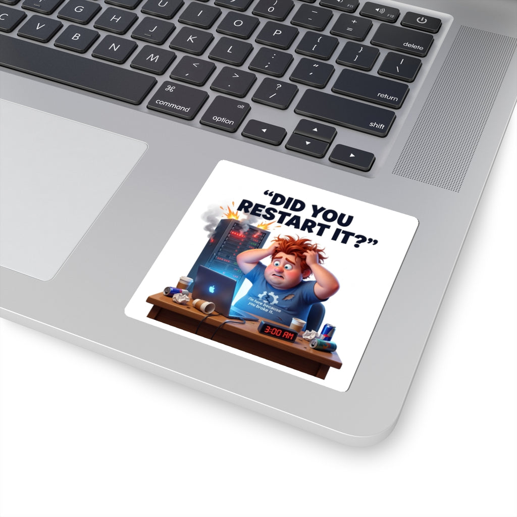 Did You Restart It? - Sticker (PixelPunch)