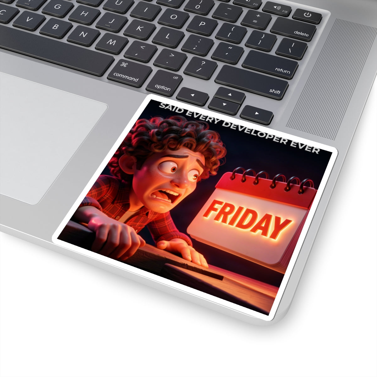 No Deploys On Friday - Sticker (PixelPunch)