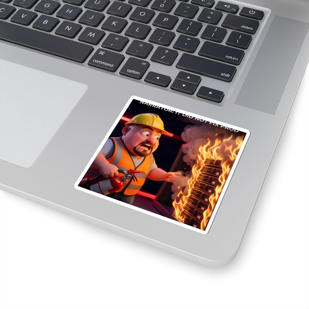 Git Commit Fix Prod - Sticker (PixelPunch)