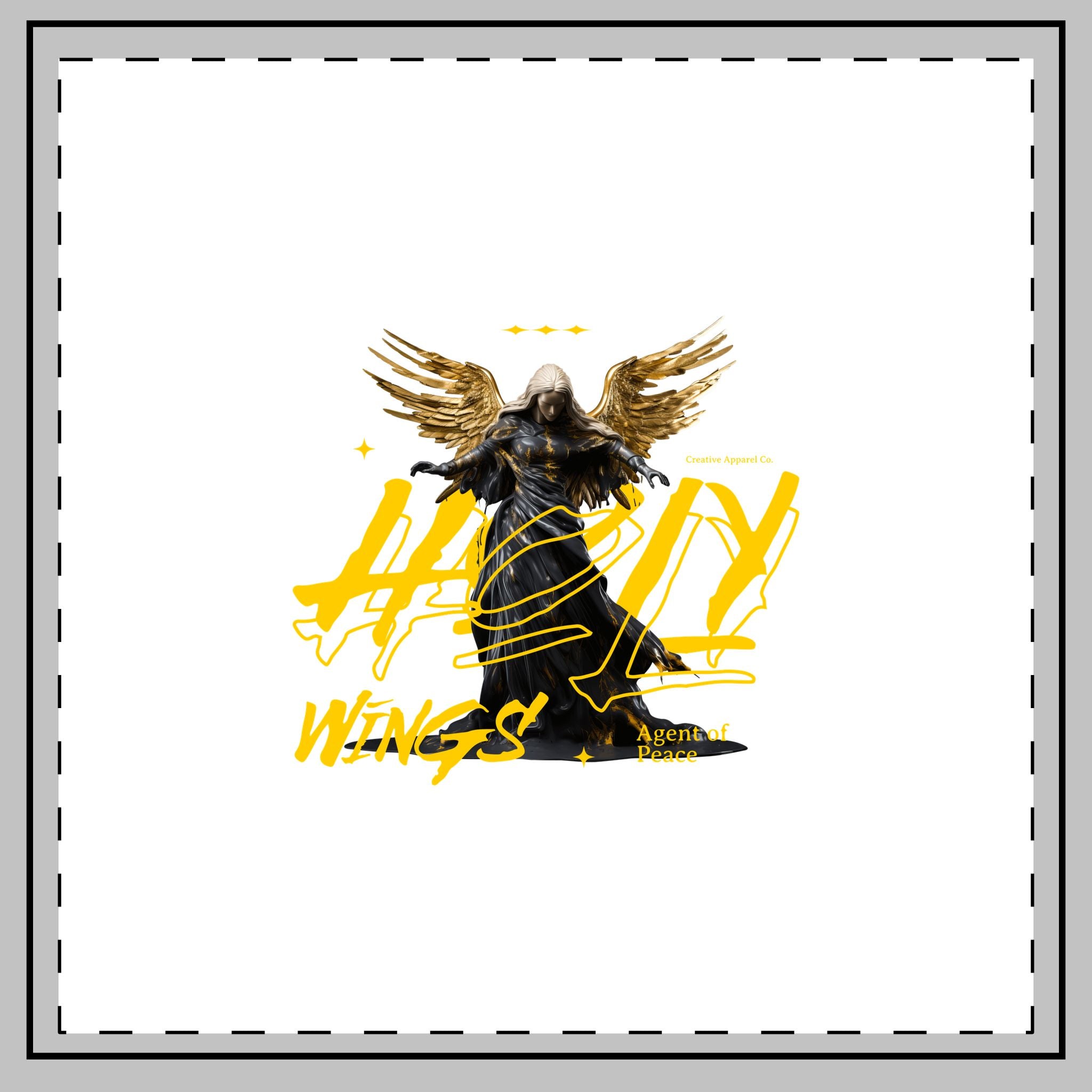 Happy Wings - Throw Pillow