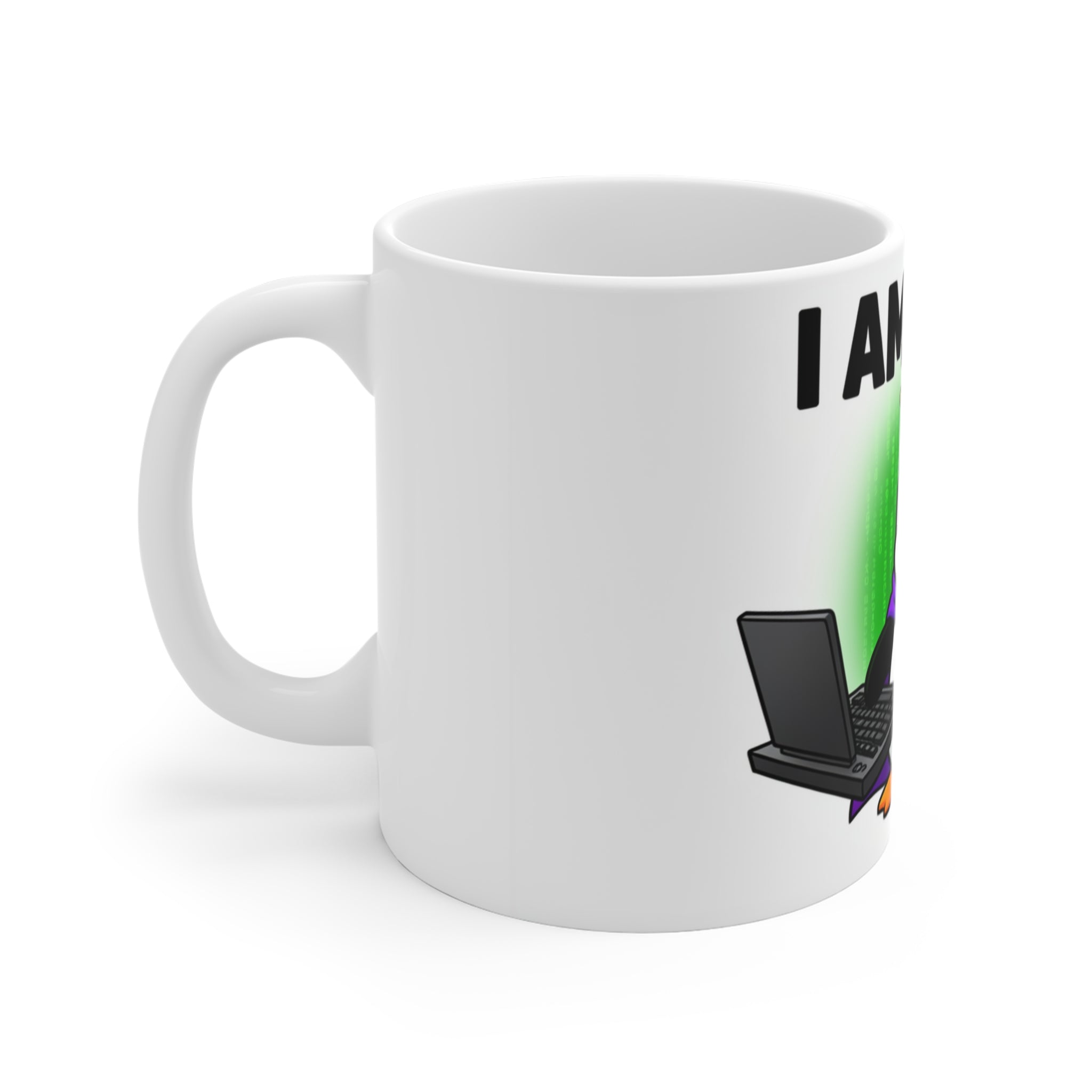 I am Root - Mug11 (PixelPunch) - Full Wrap