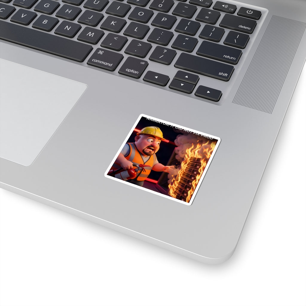 Git Commit Fix Prod - Sticker (PixelPunch)