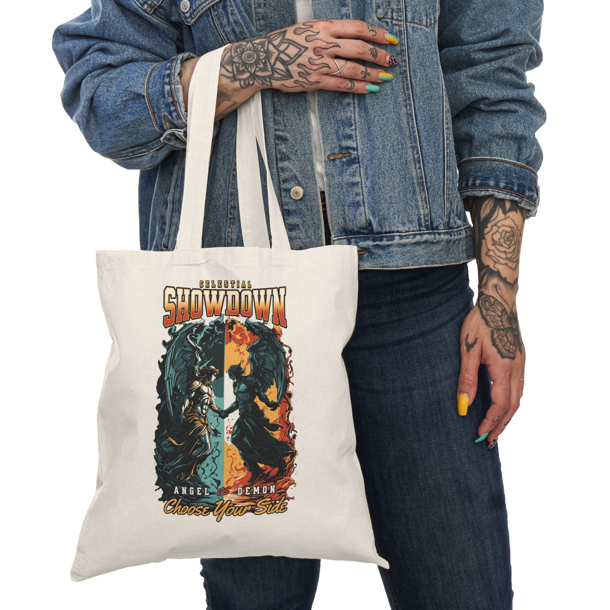 Celestial Showdown - Tote Bag