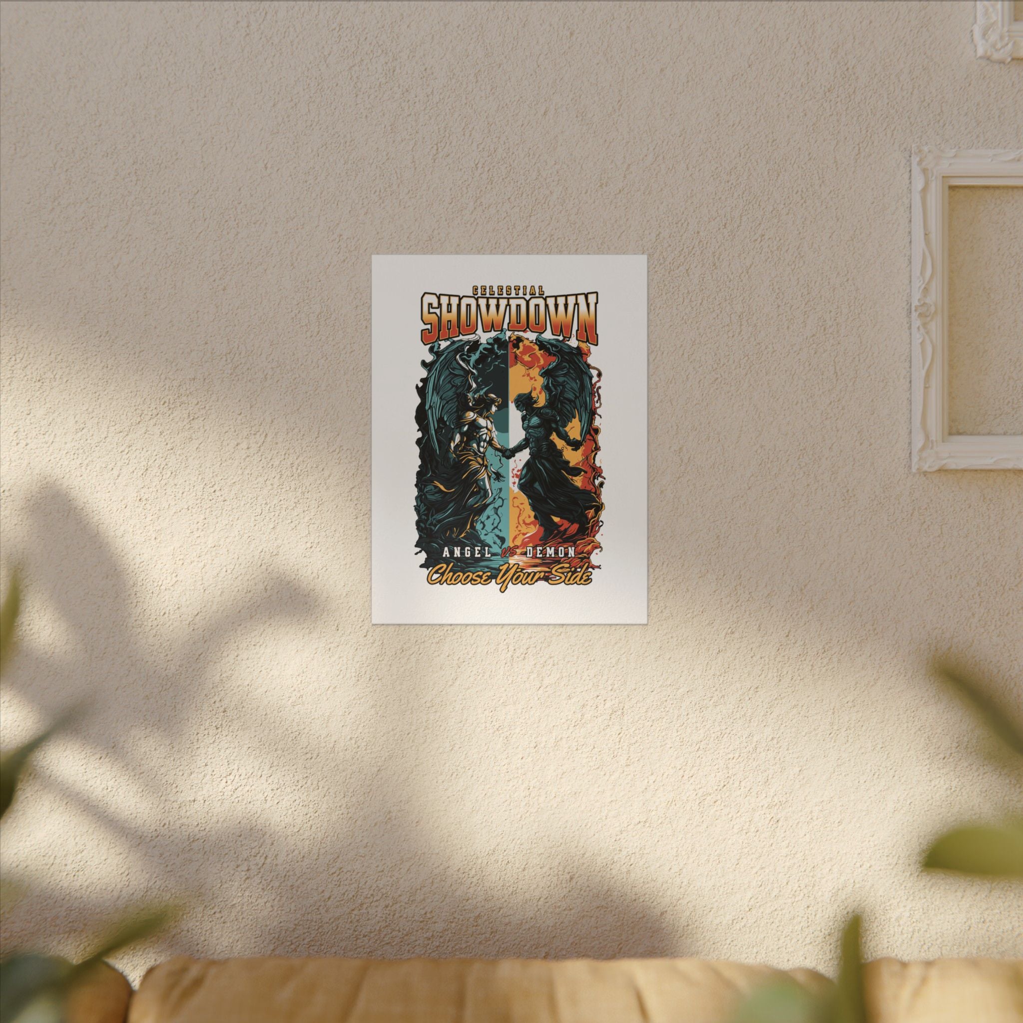 Celestial Showdown - Canvas Print
