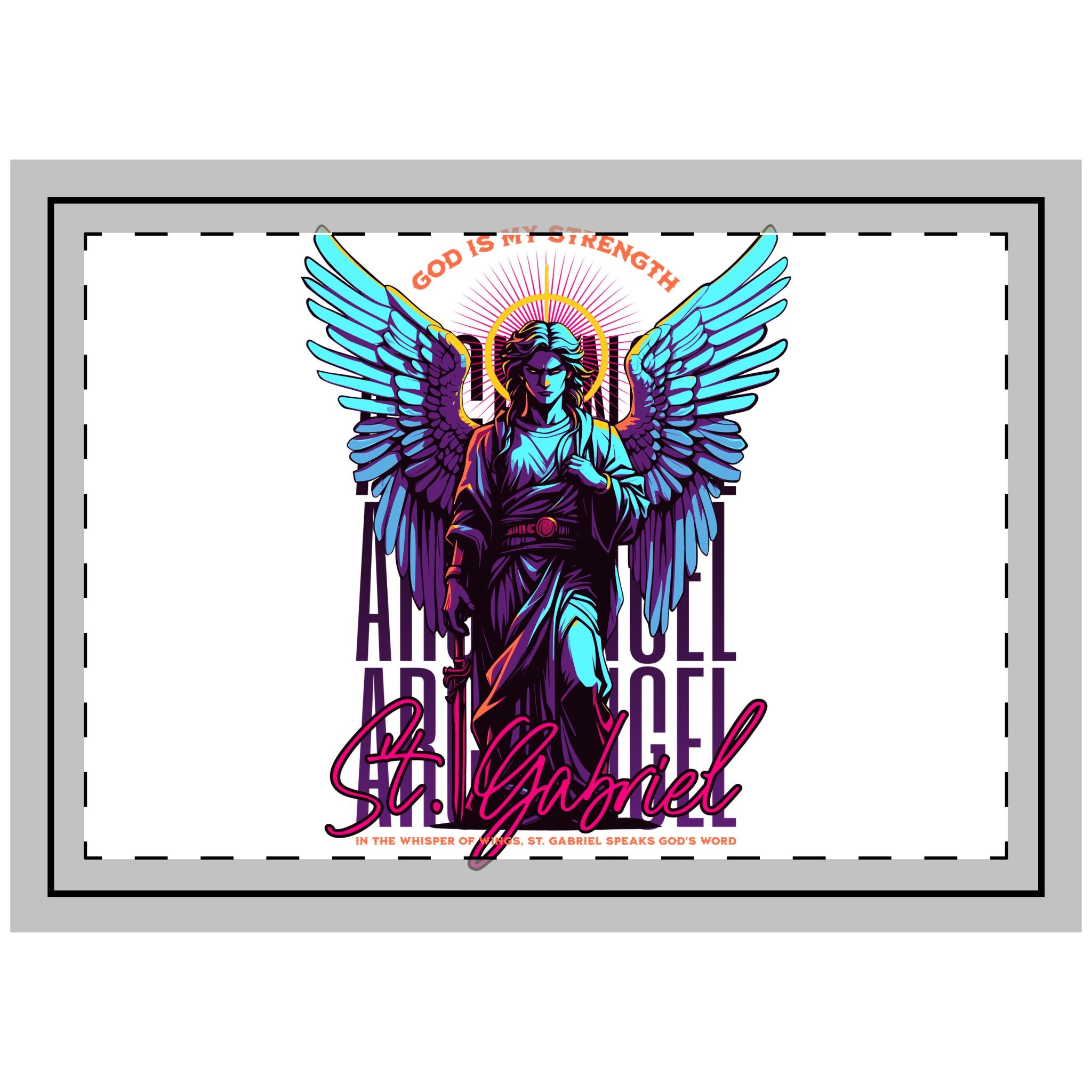 St. Gabriel - Throw Pillow